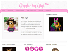 Tablet Screenshot of gigglesbygigi.com